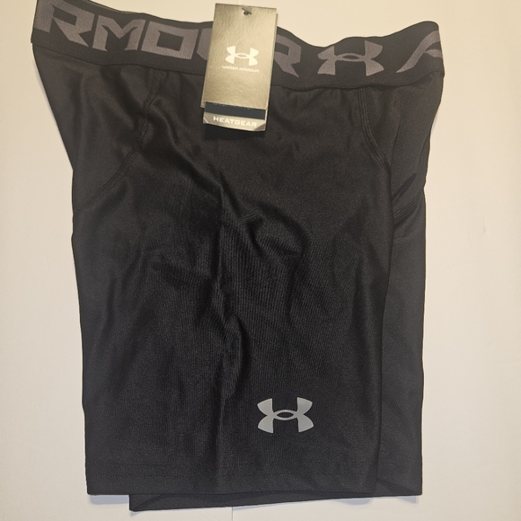 Men's Under Armour 1289566 UA HeatGear Armour Black Compression Shorts - Picture 5 of 15